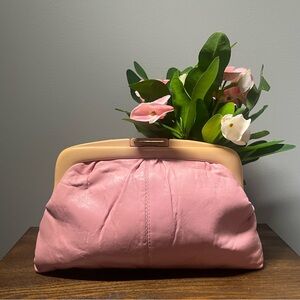 Elegant Pink Clutch Bag